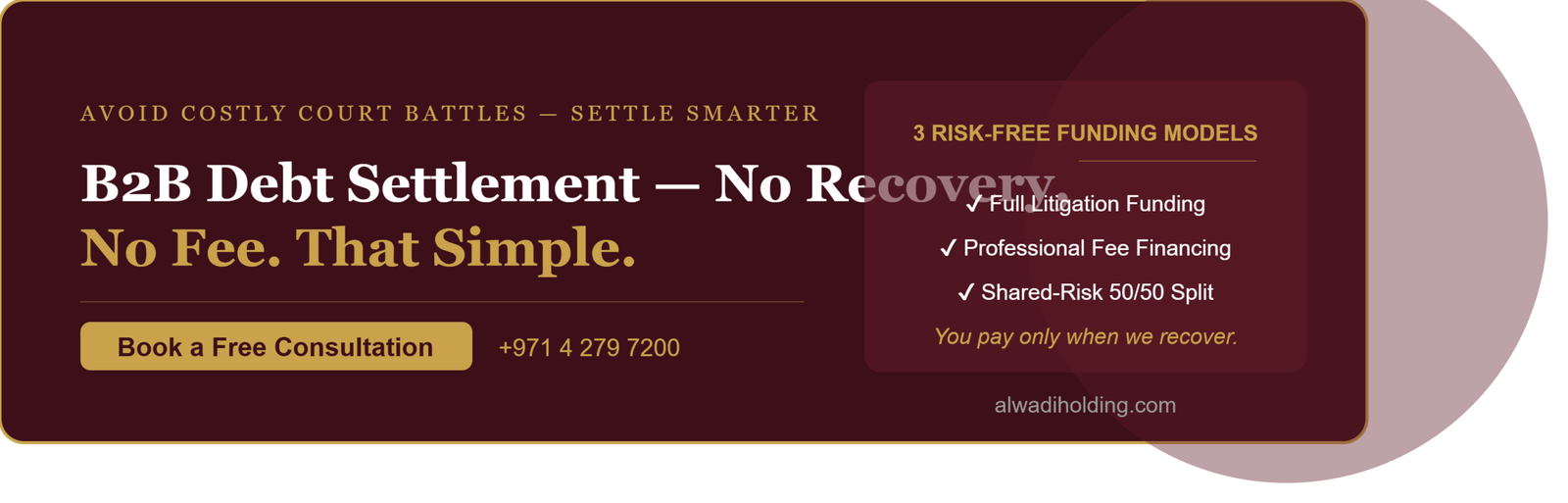 b2b debt settlement service
