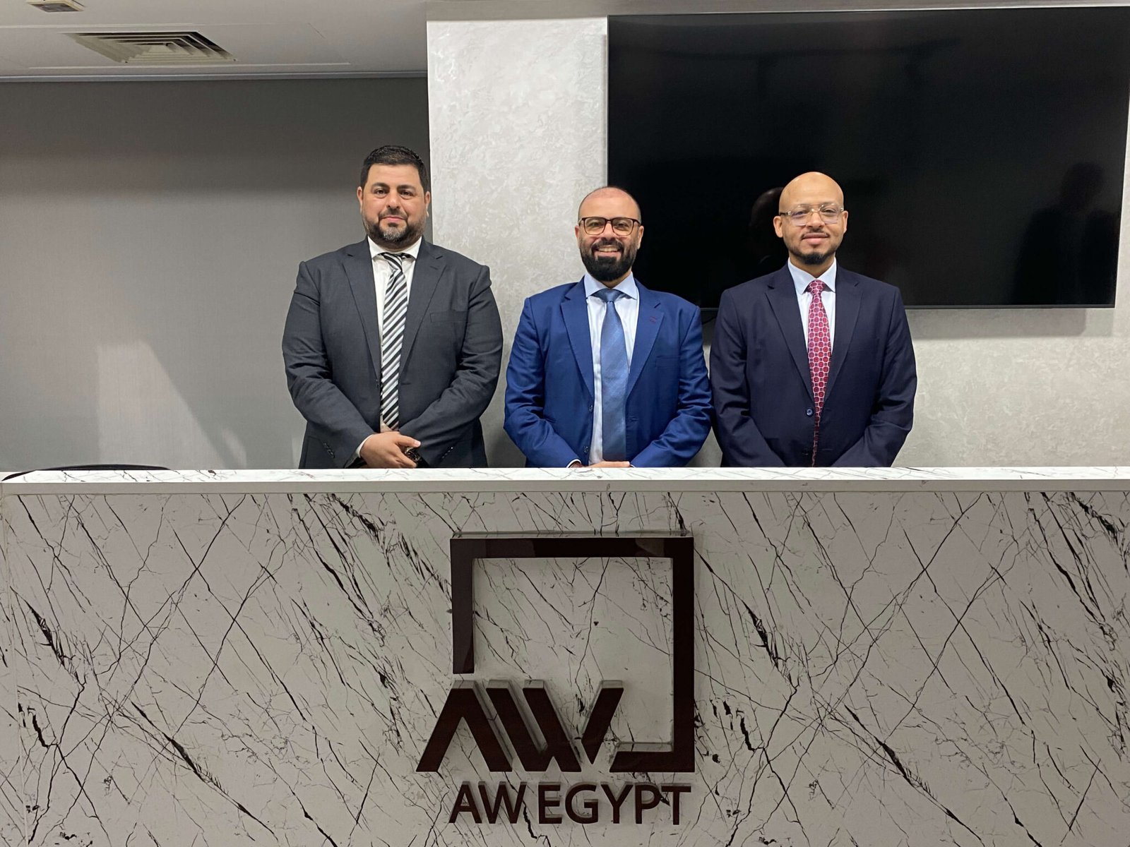 Mr. Ayman Al-Wadi & Mr. Dured's visit in AW Egypt - 2023 - AW HOLDING